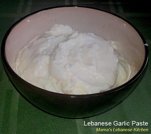 Lebanese Garlic Sauce and Paste