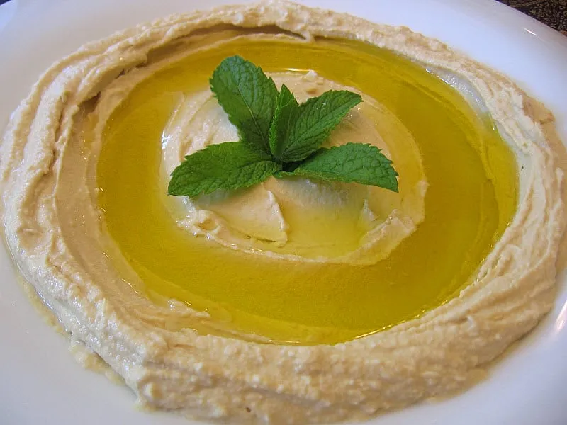 Lebanese Hummus Plate