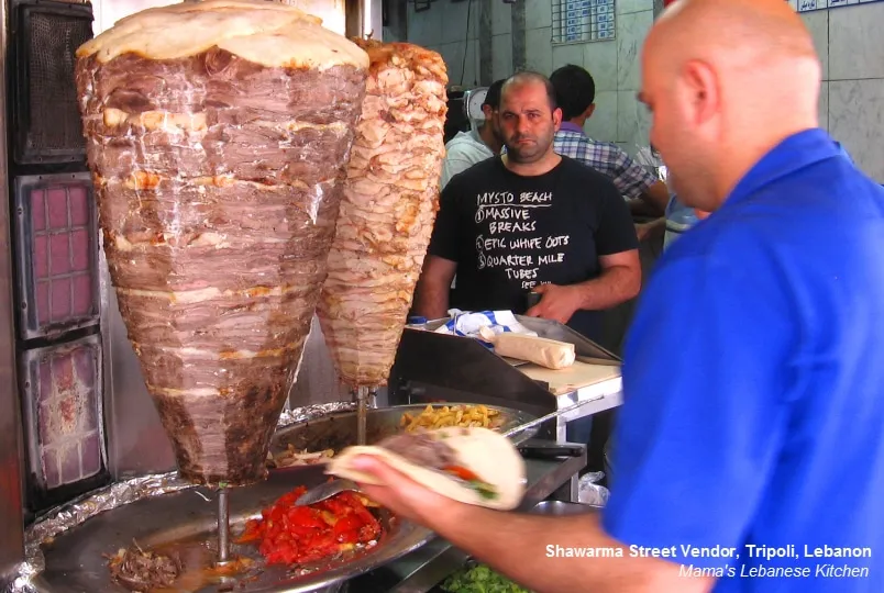 Shawarma Street Vendor, Tripoli, Lebanon