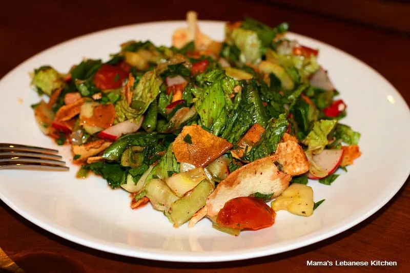 Lebanese Fattoush Salad Recipe