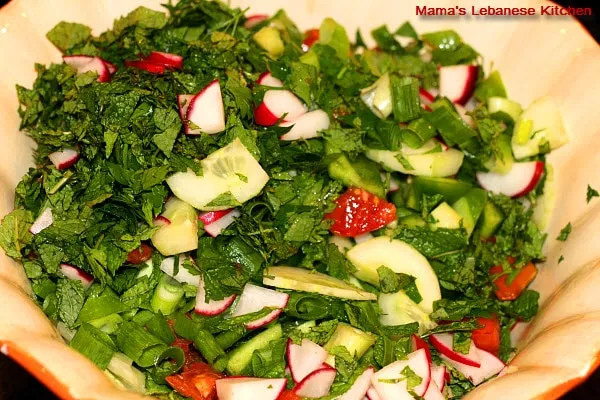 Fattoush Salad Bowl