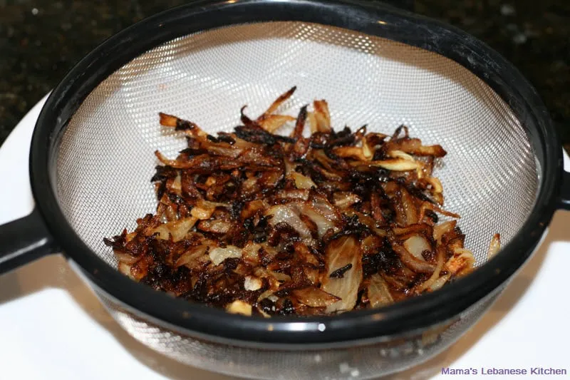 Caramelized Onions Garnished With Caramelized Onions