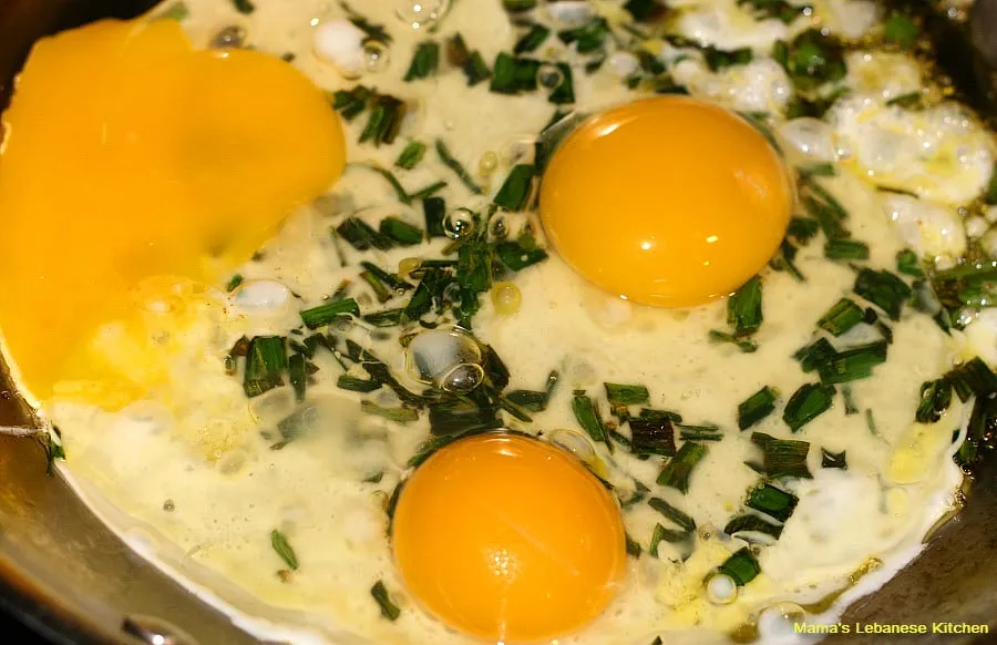 Add eggs and salt, and stir Scrambled Eggs Recipe