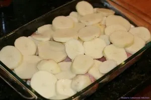 Lay Potatoes on Top of Chicken