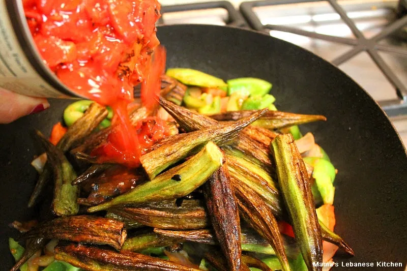 Mix Okra With Veggies vegan Okra Recipe