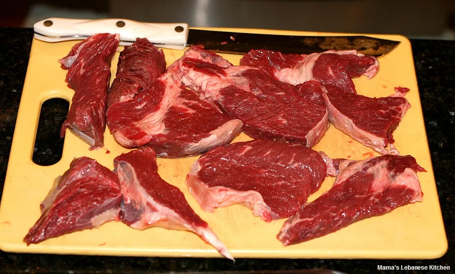 Shawarma Beef Cuts