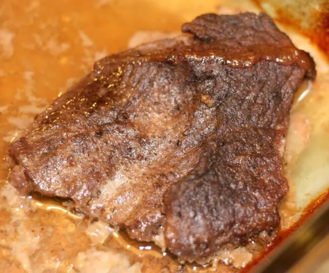 Home Cooked Beef Shawarma Ready for Shredding