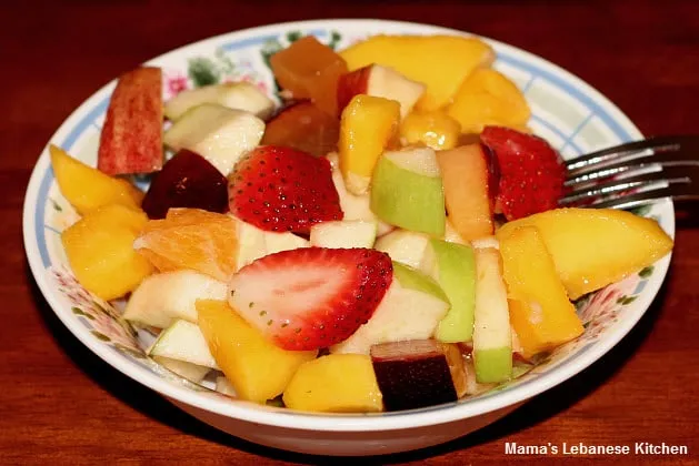 Lebanese Fruit Cocktail Recipe