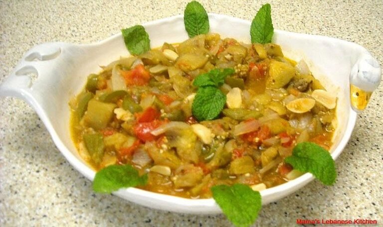 Lebanese Moussaka - Eggplant Sautee