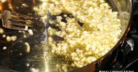 Sautee some garlic