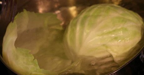 Boil and separate leaves with fork