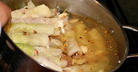 Add Garlic sautee to pot