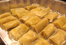 Cut Into 2-inch Pieces and Place in Tray